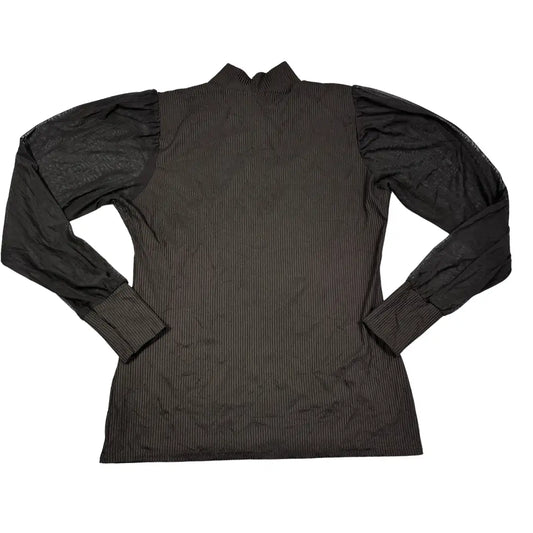 BoohooMAN Black Women's Pleated Blouse-M T Shirts