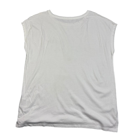 Unbranded White Bloom Graphic Tee-M