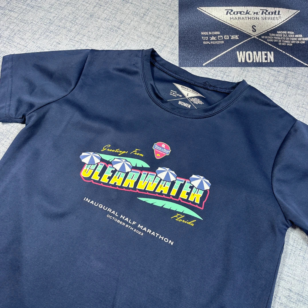 Rock 'n' Roll Marathon Clearwater Navy Tee (S)