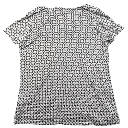 Next® White Floral Twist-Front Top-XL