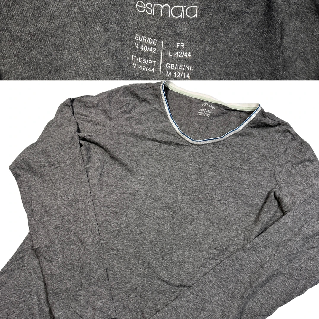 Esmara® Grey Long Sleeve Top-M