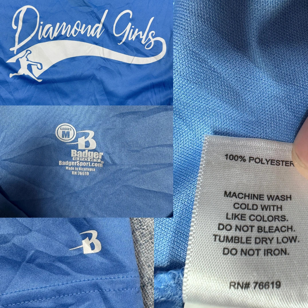 Badger® Blue Sports T Shirt-M