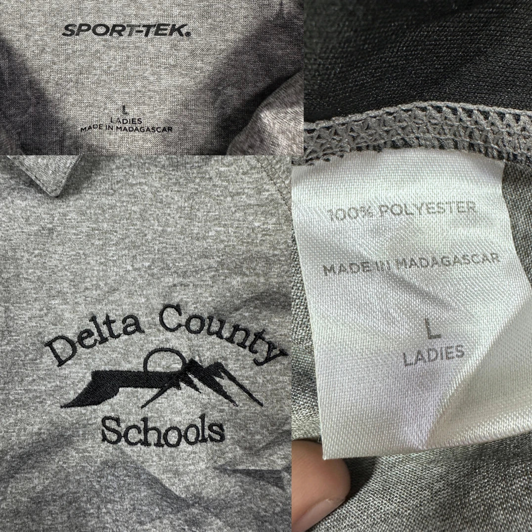 Sport Tek® Grey Polo Shirt-L