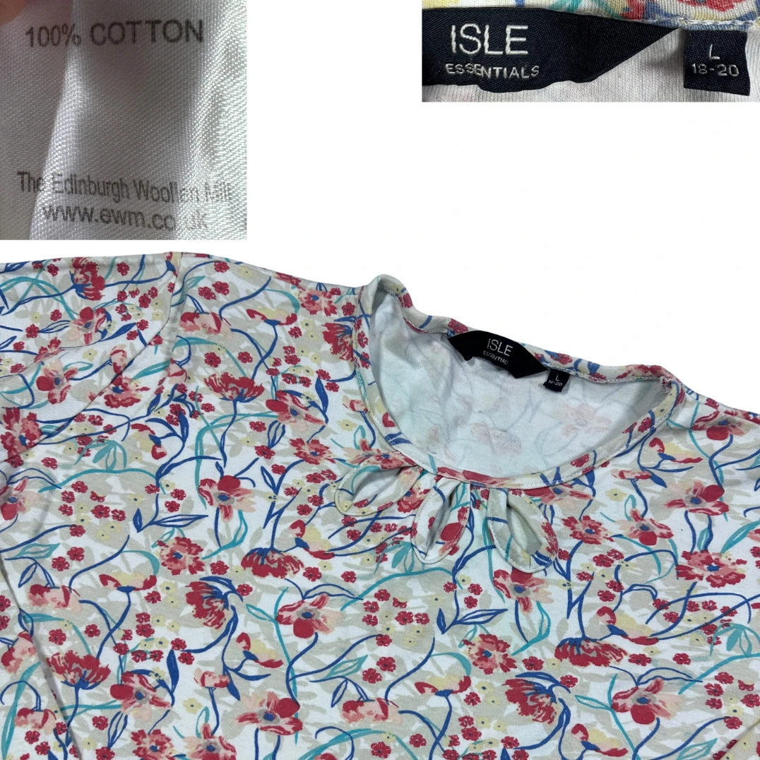 Thrift-and-treasures Women's Cotton Top-L ISLE