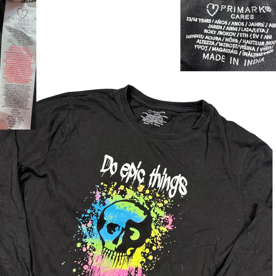 Thrift-and-treasures Black Men's T Shirt-S Men Cotton