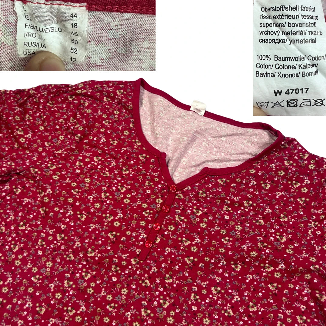 Unbranded Women's Henley Top-UK18 T Shirts