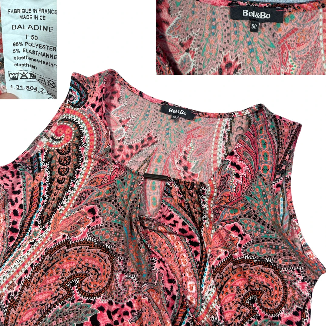 Bel&Bo Pink Women's Sleeveless Top-50 T Shirts
