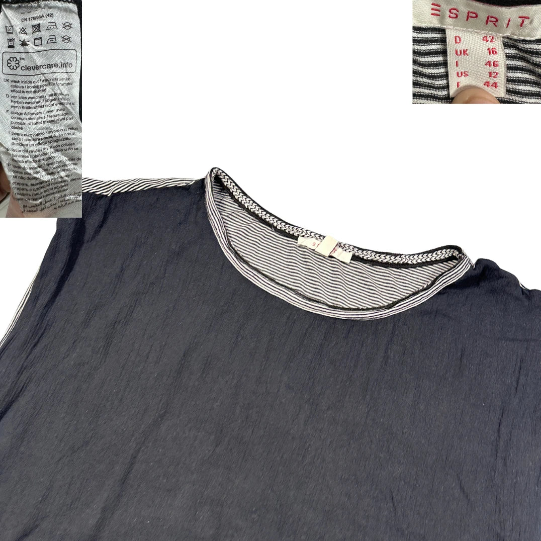 Esprit Navy Women's Sleeveless Top-UK16 T Shirts