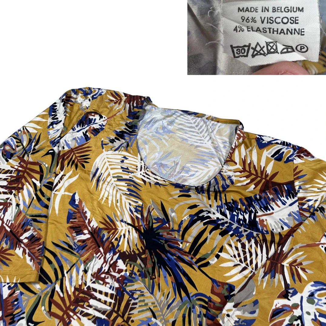Unbranded Mustard Women's Hem Top T Shirts