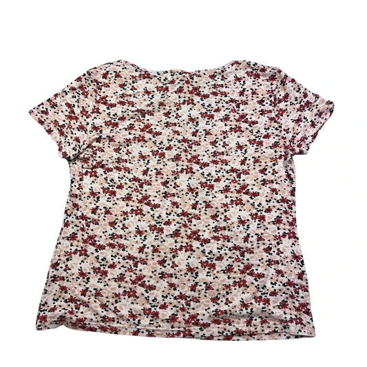 Un1Deux2Trois3® Pink Floral T Shirt-M