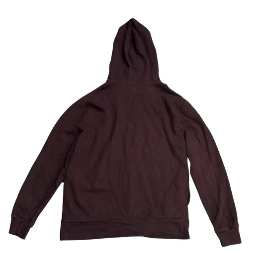 🟤 ASOS Brown Zip-Up Hoodie – Medium