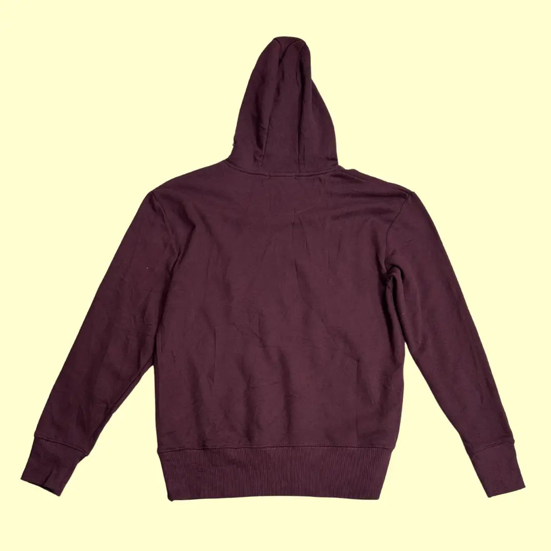 🟣 Primark “Cash and Chaos” Maroon Hoodie – Large