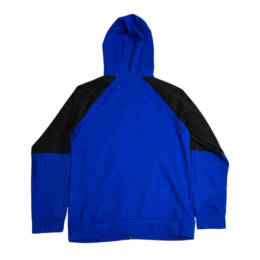 🧢 Athletic Works Blue & Black Zip-Up Hoodie