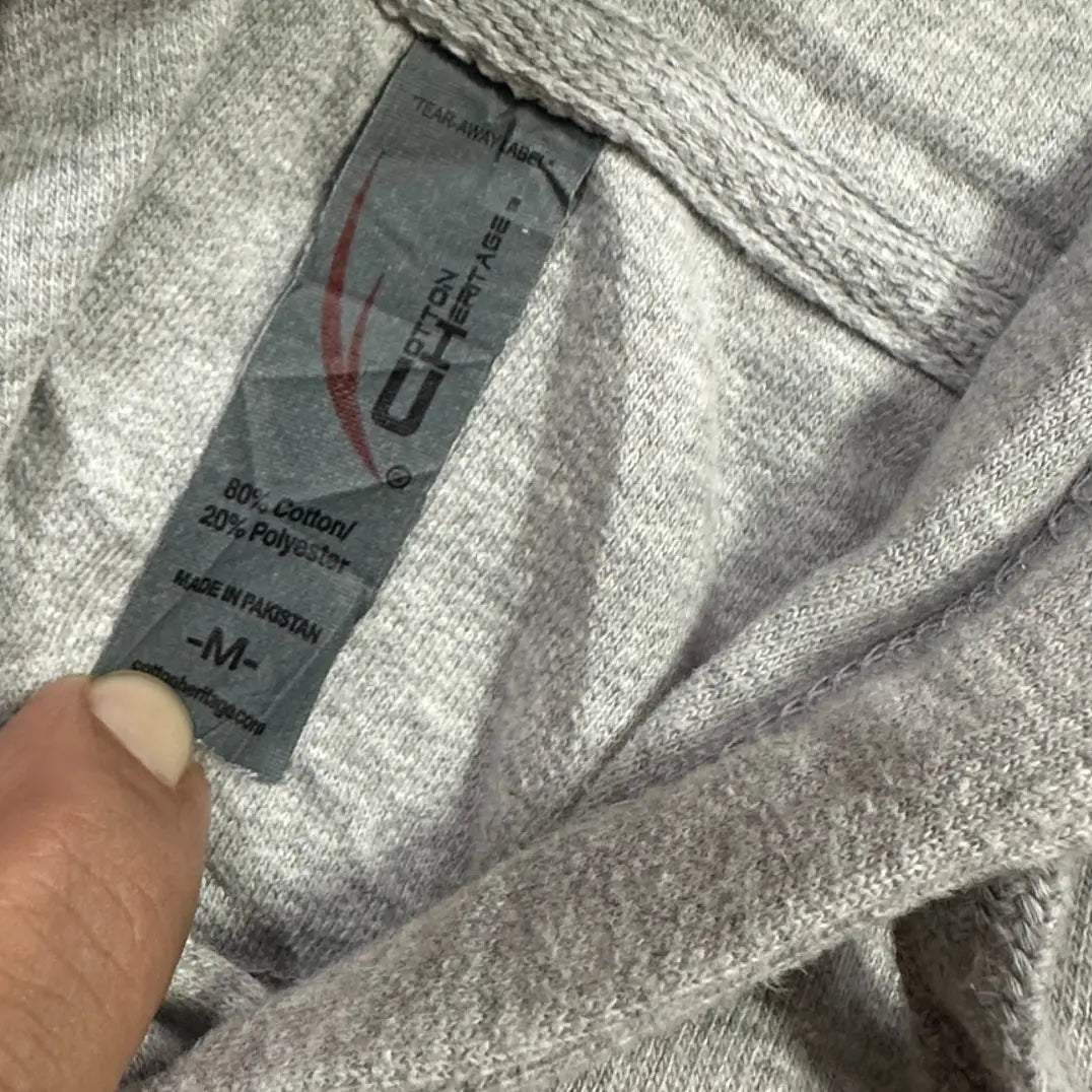 🌊 Cotton Heritage “Oceanside California” Grey Hoodie