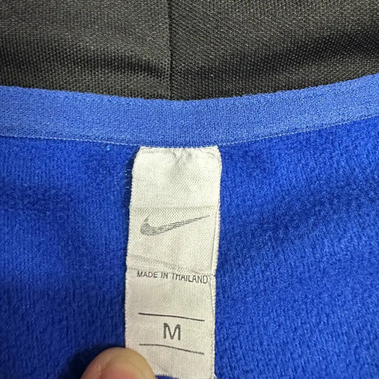 🔵 Nike Blue & Grey Full-Zip Hoodie