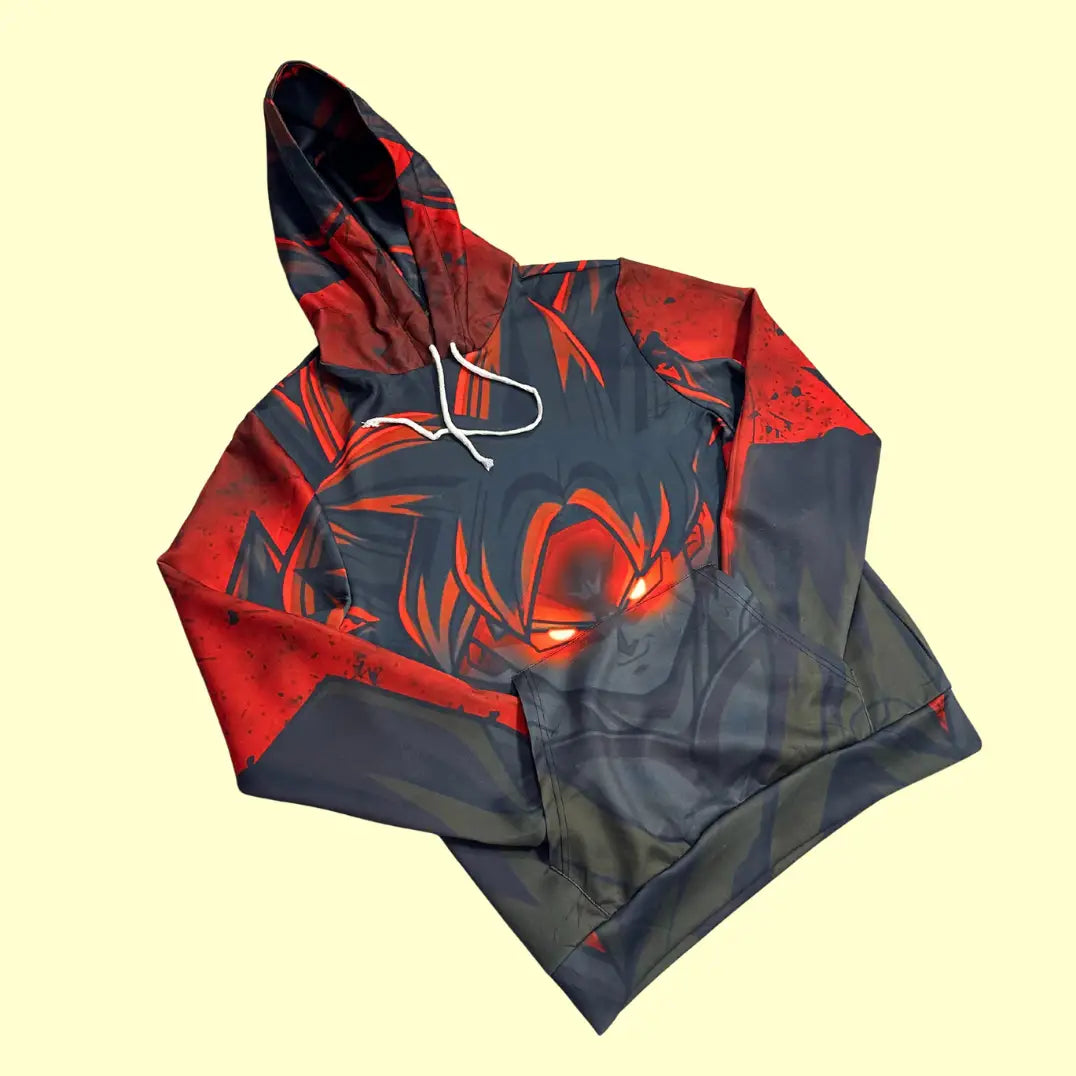 🔥 Dragon Ball Z Goku Red Flame Hoodie