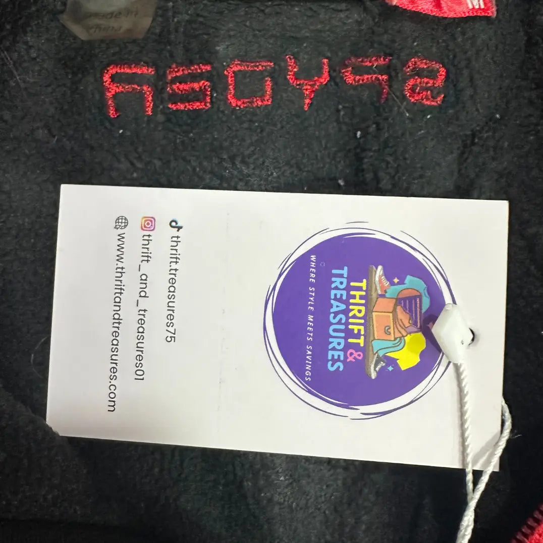 🕷️ Spyder Black Performance Zip-Up Jacket