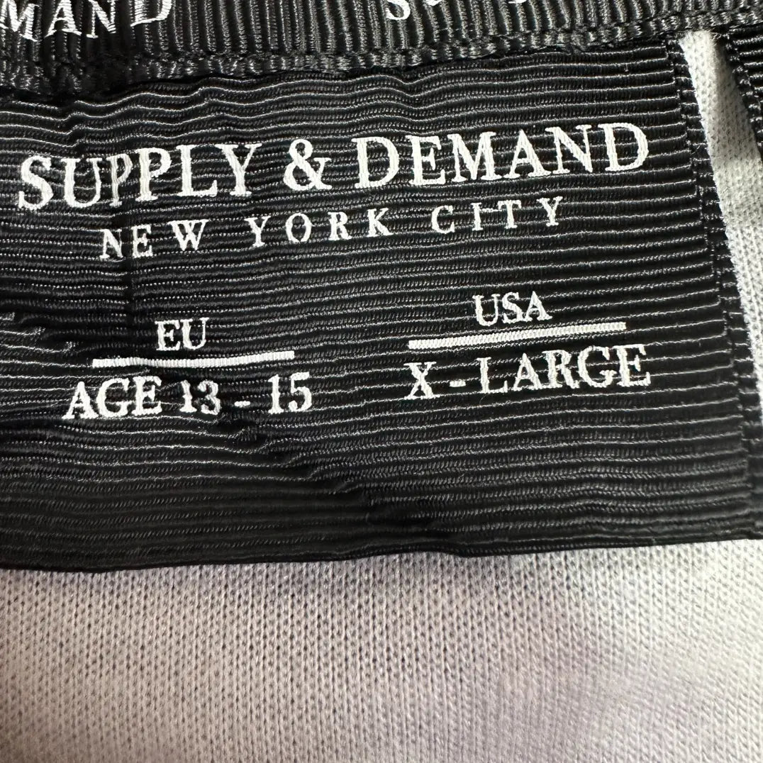 Supply & Demand NYC Camo Track Jacket – Youth XL (13–15) – Black/Red