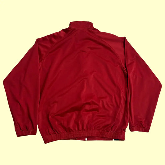Decathlon Red Track Jacket – Men's Full Zip Sportswear