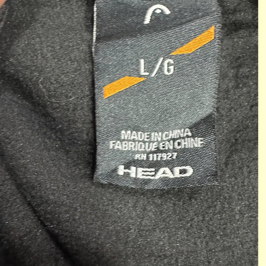 HEAD Black Quarter-Zip Training Jacket