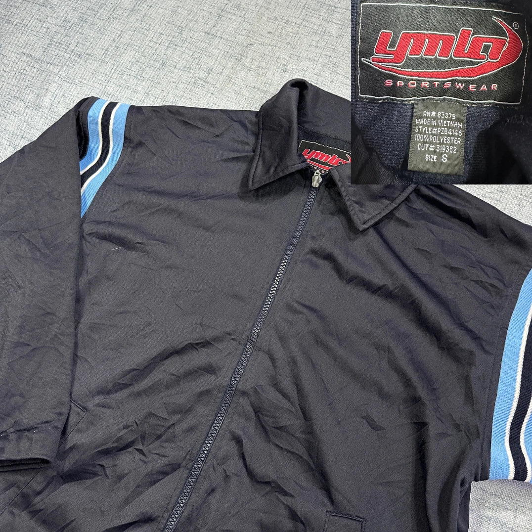 YMLA® Black Full Zip Sports Jacket