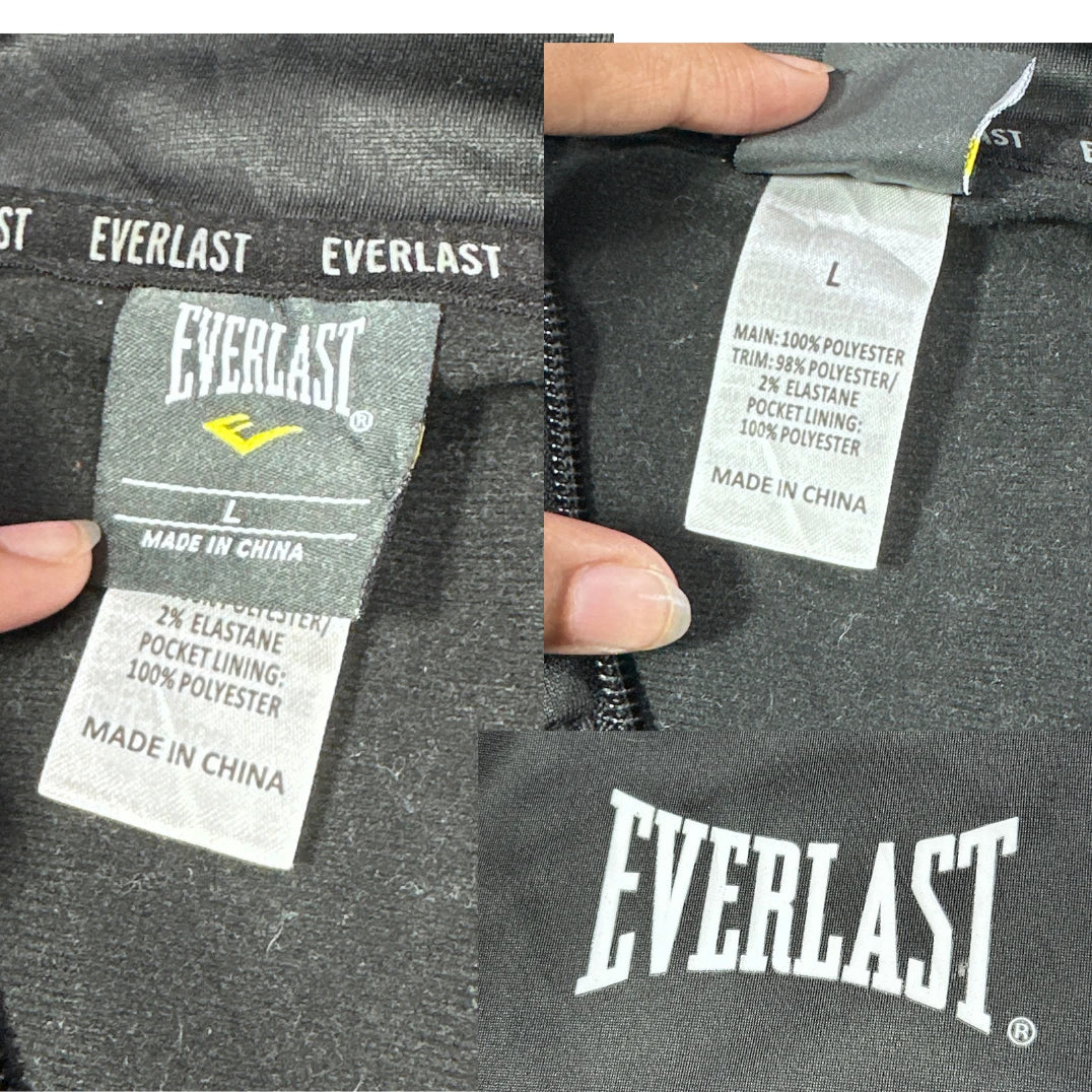 Everlast® Black Track Jacket Zip(L)