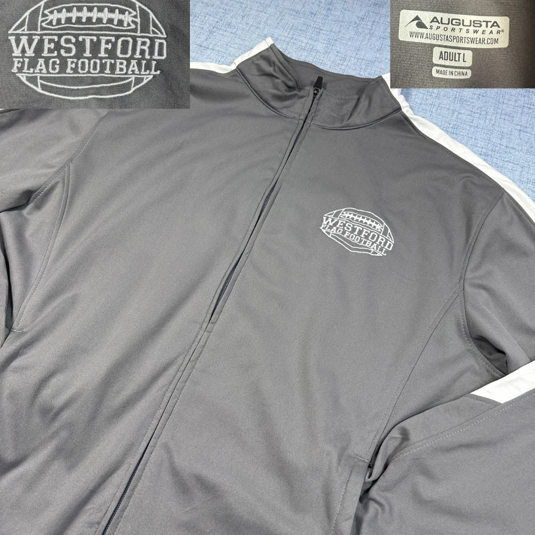 Augusta® Grey Track Jacket Football-L