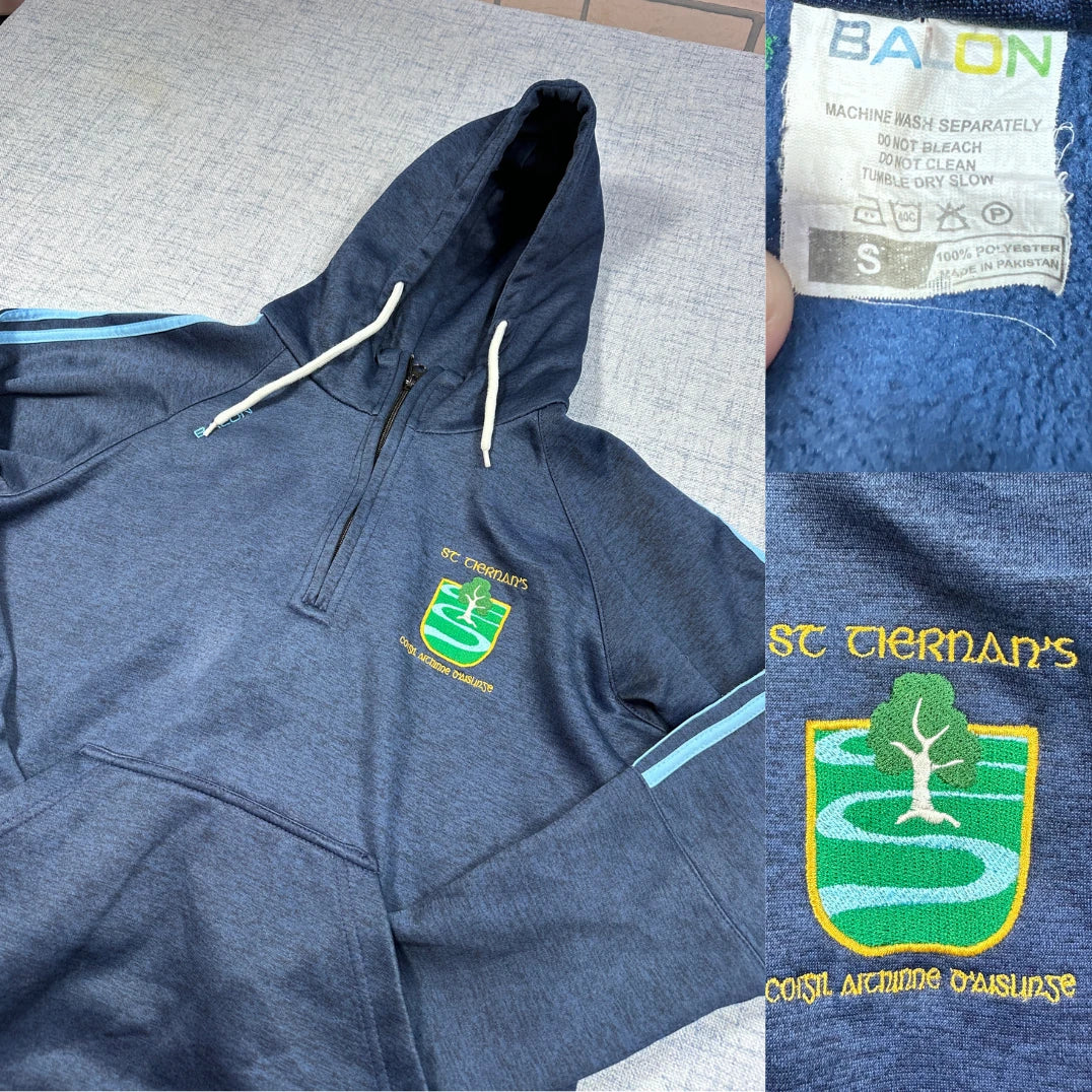 Balon® Blue Half Zip Hoodie-S
