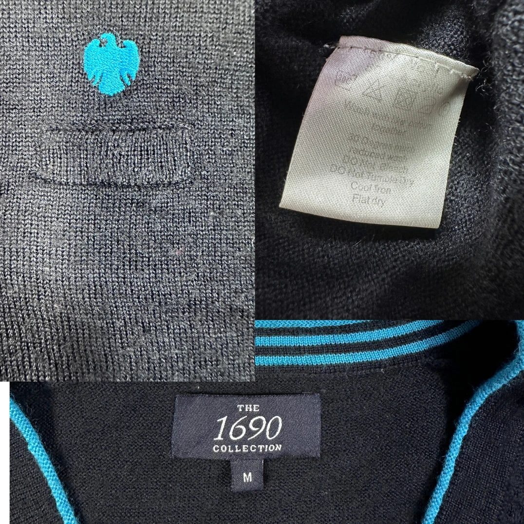 The 1690 Collection® Black V Neck Sweater-M