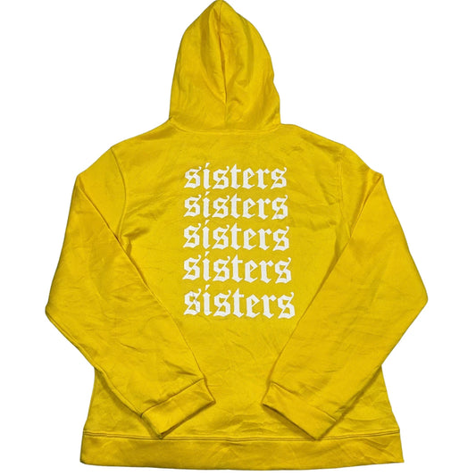 Unbranded Yellow Pullover Hoodie Sisters-M
