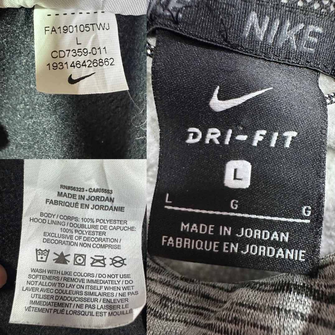 Nike® Grey Dri Fit Hoodie
