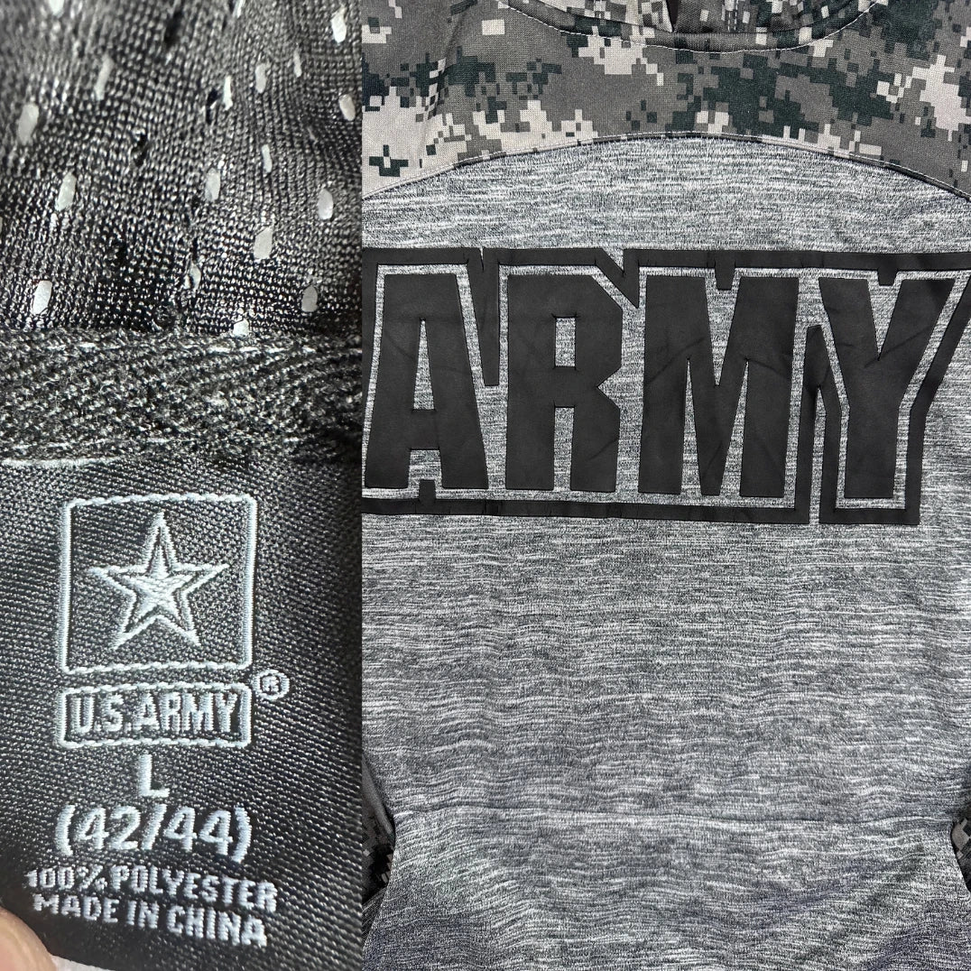 U.S. Army® Grey Digital Camo Pullover Hoodie-L