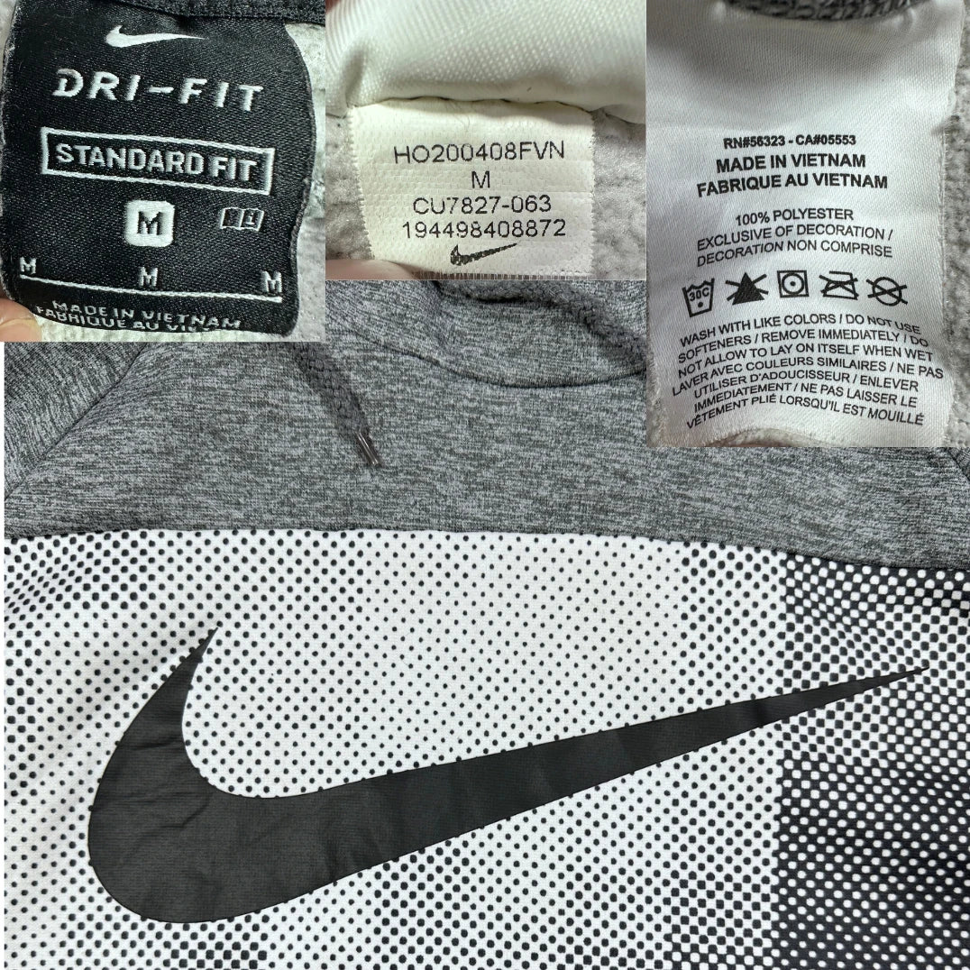 Nike® Gray Dri FIT Hoodie-M
