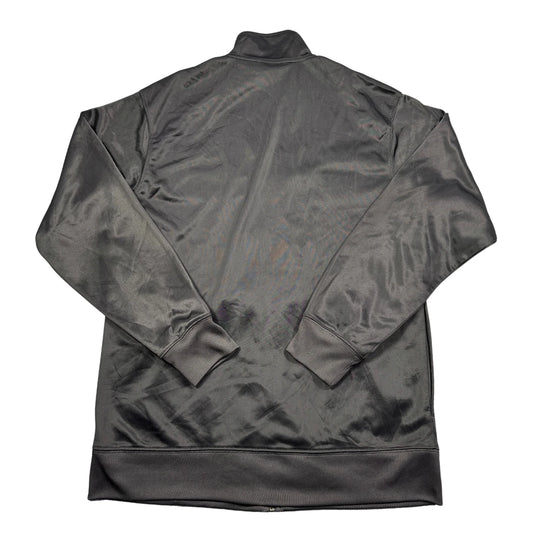 NordicTrack® Grey Track Jacket Black Chest Stripe-M