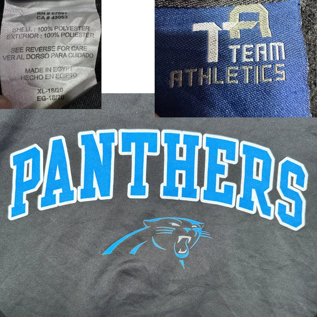 Team Athletics® Black Blue Graphic Pullover Hoodie-YXL