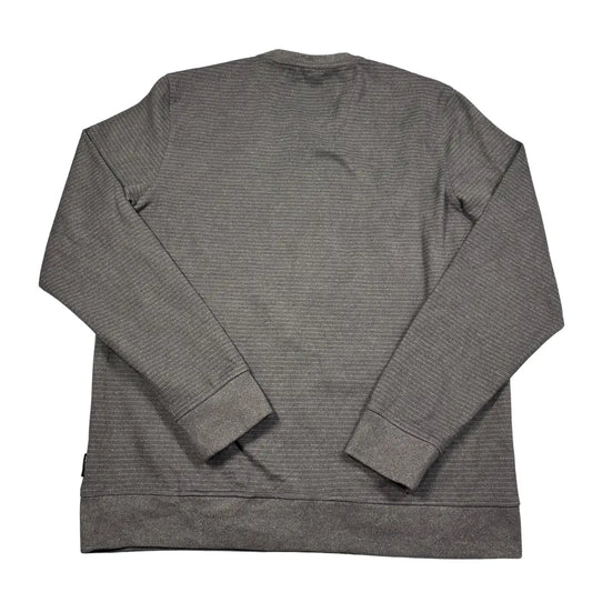Gerry® Grey Striped Crewneck Sweatshirt-L
