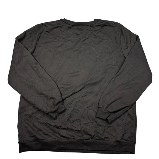 Unbranded Black Graphic Sleeve Sweatshirt-XL