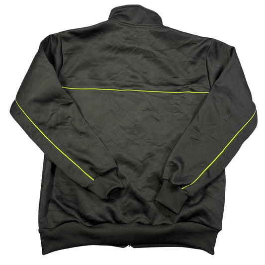 Unbranded Black Lime Piping Track Jacket-M