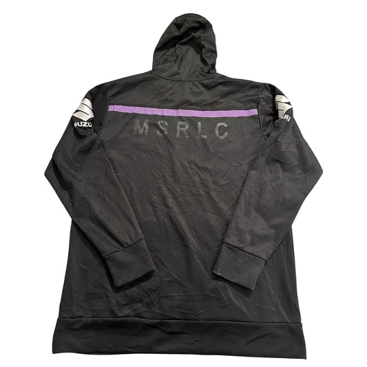 Star® Black Purple Zip Pocket Hoodie-2XL