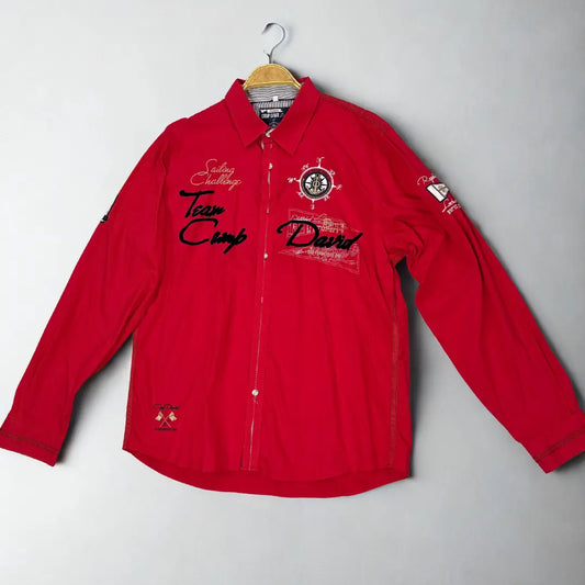 CAMP DAVID ®. A premium German lifestyle brand known for its distinctive and high-quality casual wear.