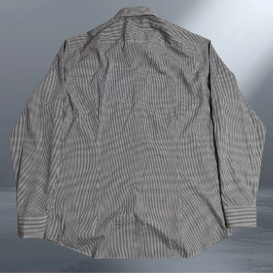 Seidensticker Micro Check Shaped Fit Shirt for Men |chest 23