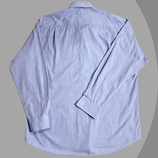 CANADA ® Light blue solid formal shirt with a clean classic look |CHEST 24