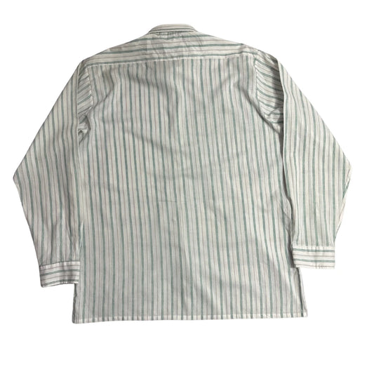 The In Shirt Green Stripe Classic Button-Down Shirt 👔