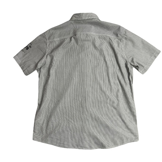 Southern Short Sleeve Pinstripe Casual Shirt 👕|CHEST23
