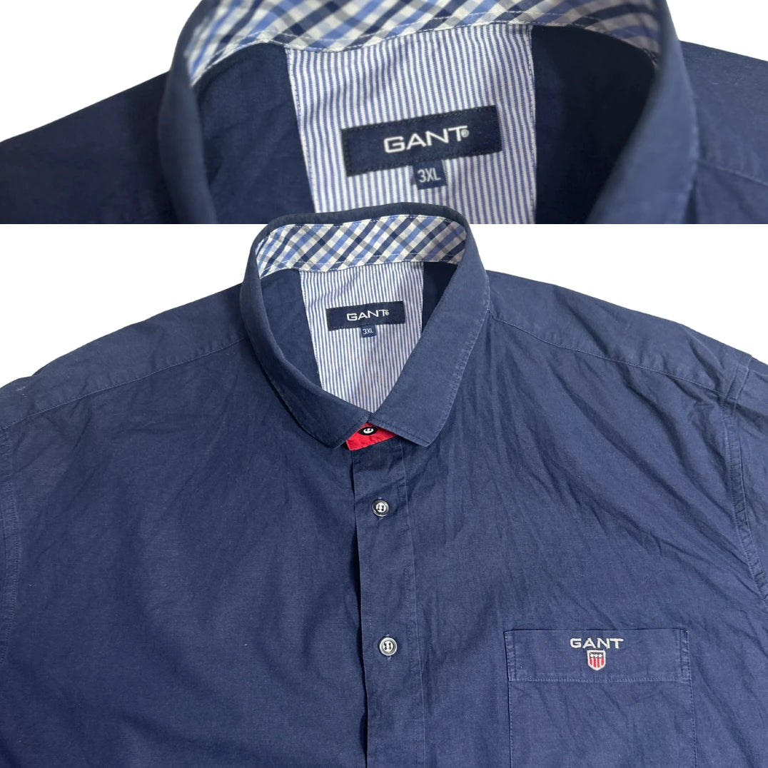 GANT Classic Navy Blue Button-Down Shirt 👔CHEST 26