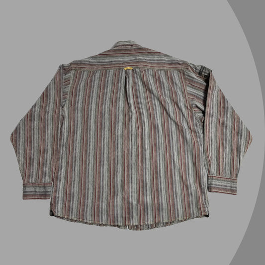 Engbers Men’s Multicolor Striped Adventure Button-Down Shirt|CHEST 26