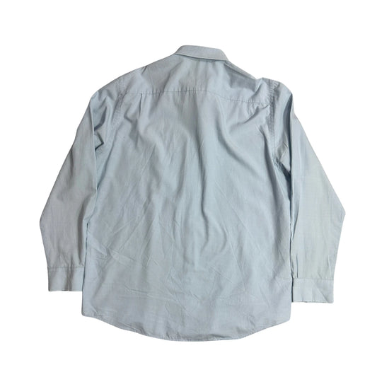 Light Blue Micro-Texture Formal Shirt 👔(XL)