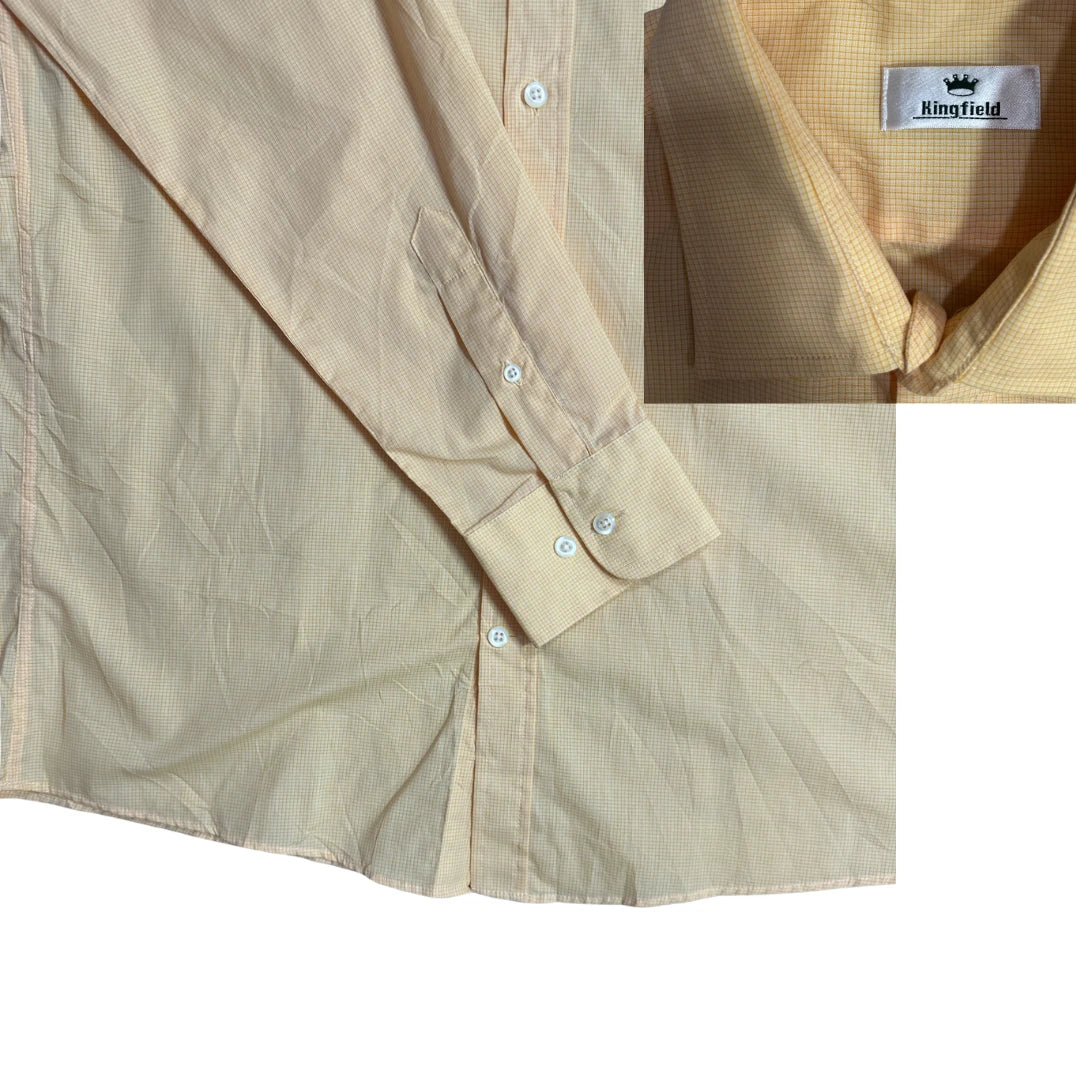 Kingfield® Pastel Yellow Formal Shirt(L)