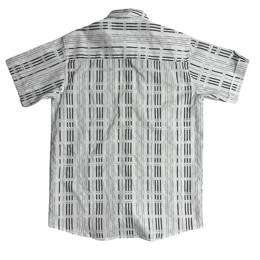 Much More® Monochrome Pattern Short Sleeve Shirt(S)