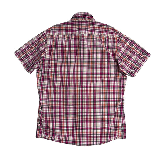 Hechter® Multicolor Check Short Sleeve Shirt(M)